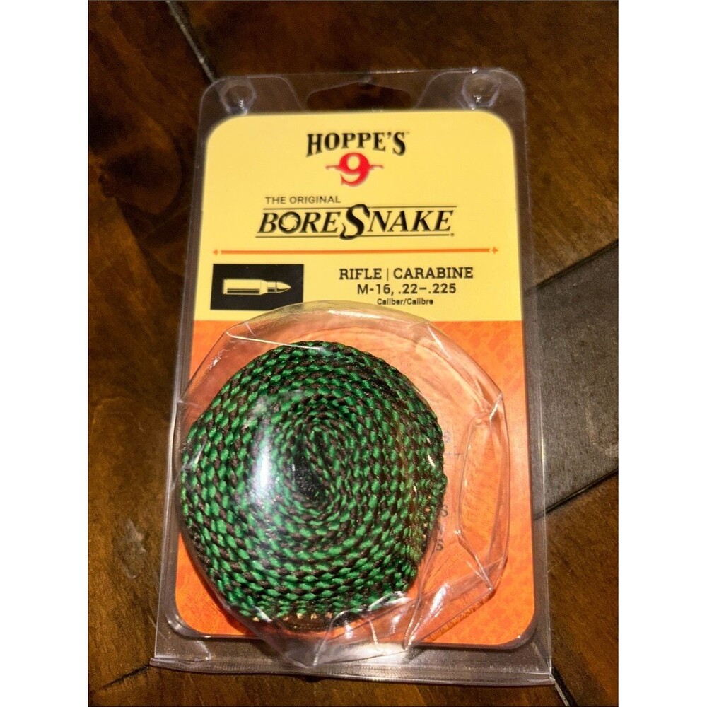 Hoppe's BoreSnake Rifle CLEAN Carabine - fits M-16 .22 Caliber - .225 Ammo NWT